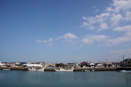 Afternoon fishing portのeditorial素材
