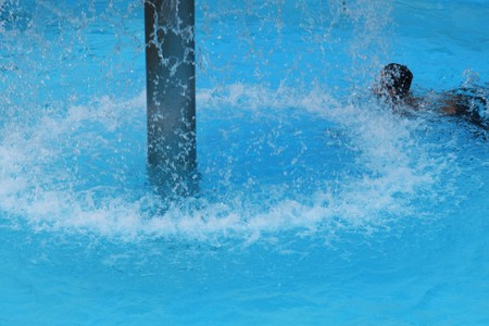 Summer poolの写真素材