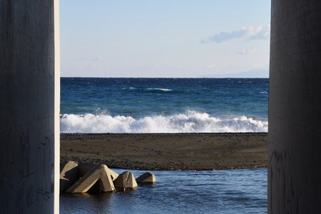 Waves background.の写真素材