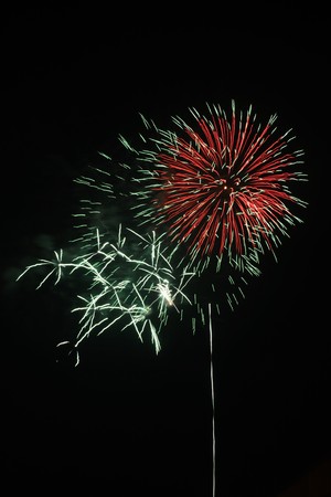 Firework displayの写真素材