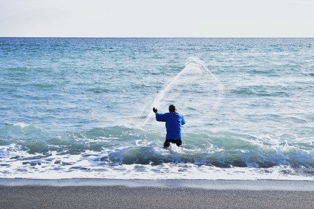 A scene of autumn beachの写真素材