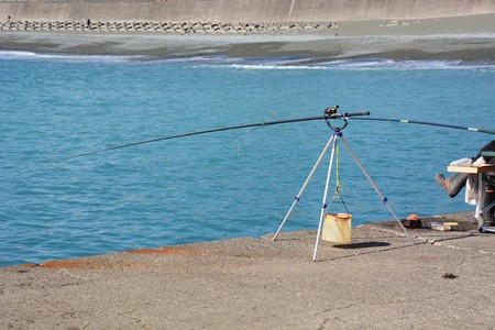 A view of the sea fishingの写真素材