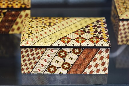 Wooden mosaic work Hakone Yosegi Zaikuのeditorial素材