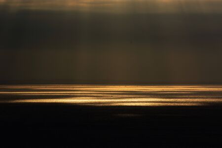Sunrise Shine Reflected on the Sea Surface.の写真素材