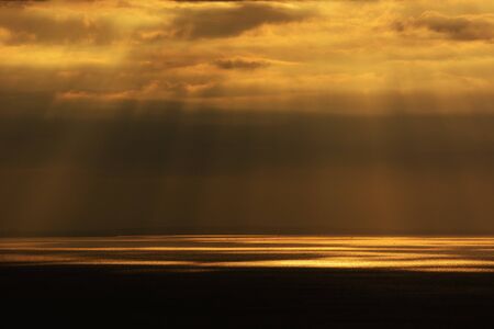 The sunrise and the angel ladder