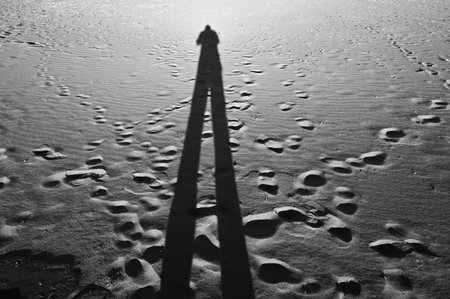 Ripple marks (wind ripples) on the sandy beach. Strong winds create beautiful artistic patterns in...