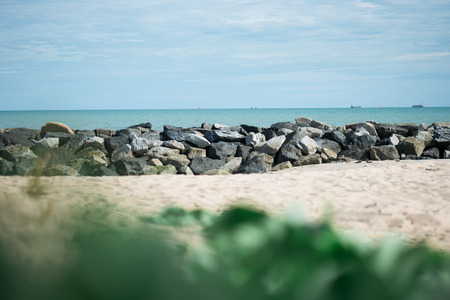the beach