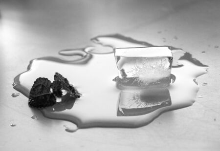 melted ice cube