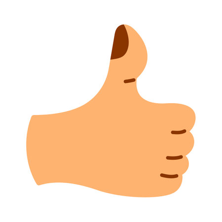 human hand gesture symbol. graphic of fingers showing emotions. finger gesture in flat design. communication expressions using hand sign in trendy style. vector iconのイラスト素材