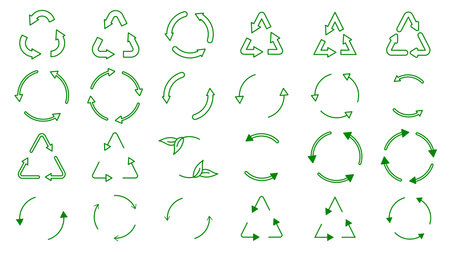 Icon collection with zero emission symbol concept. greenhouse gas carbon credit design set. recycle protect ecological green vector. carbon net zero neutral natural. renewable carbon footprint artのイラスト素材