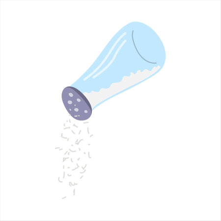 Salt. vector illustration on a white backgroundのイラスト素材