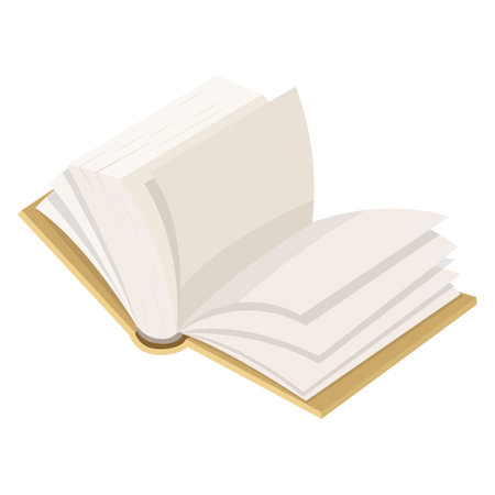 an open book. vector illustration on a white background.のイラスト素材
