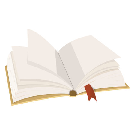 an open book. vector illustration on a white background.のイラスト素材
