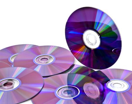 Computer cd close up. technology background