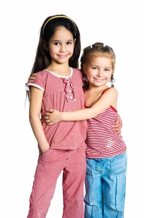 cute little girlsの写真素材