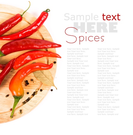 Red chili peppersの写真素材