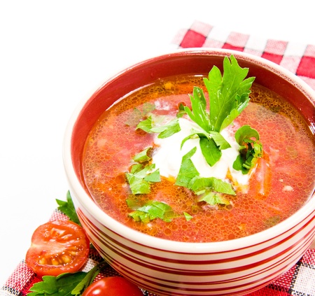 tomato soupの写真素材