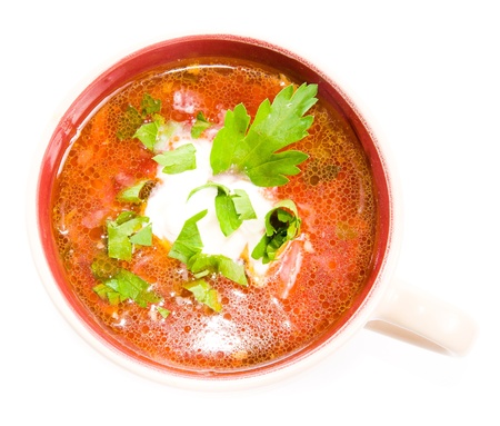 tomato soupの写真素材