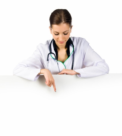 doctor showing clipboard with copy space for text or designの写真素材