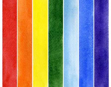 multi colored bright rainbow backgroundの写真素材