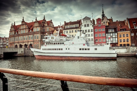 Cityscape of Gdansk in Polandの写真素材