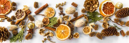 christmas decorations backgroundの写真素材