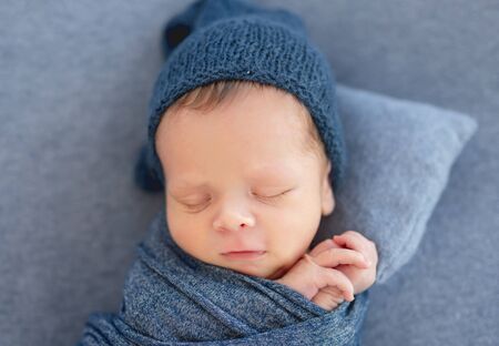 Cute asleep newborn