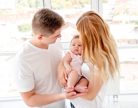 Couple with baby