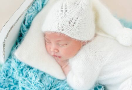 Cute sleeping newborn