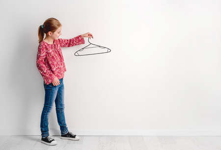 Girl and her fantasiesの写真素材