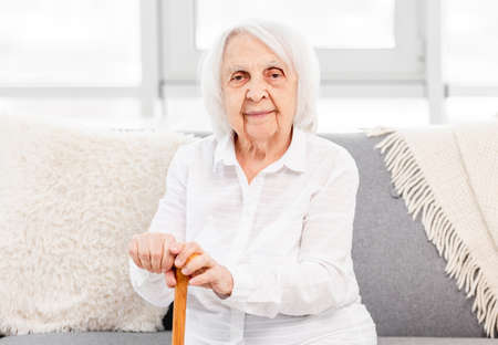 Portrait of elderly woman