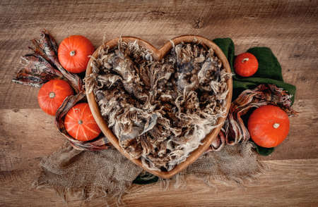 Studio decoration for newborn photoshootの写真素材