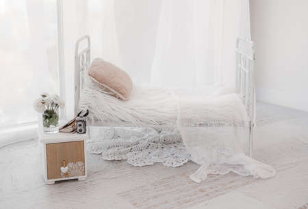 Decoration for studio newborn photoshootの写真素材