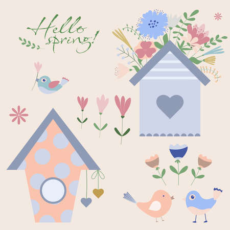 Romantic floral patternsのイラスト素材