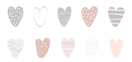 Hearts vector drawingsのイラスト素材