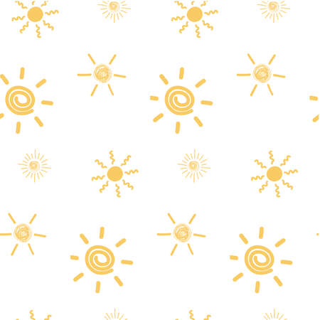Sun vector drawing