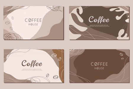 Business card templateのイラスト素材