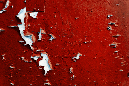 Colored concrete background with peeling old paint.の写真素材