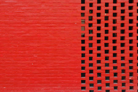 Red wallの写真素材