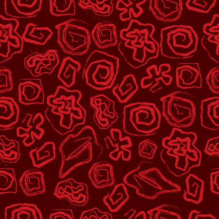 Retro background in the crimson colorのイラスト素材