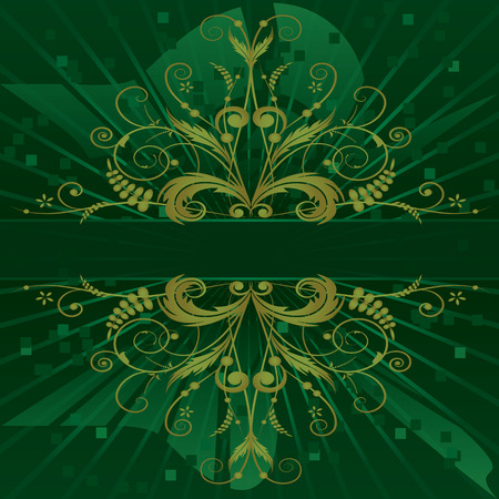   abstract background with floral elementsのイラスト素材