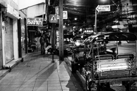 Tuk Tuk Car waiting for customerのeditorial素材
