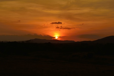sunsetの写真素材
