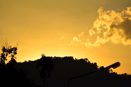 before the sunの写真素材