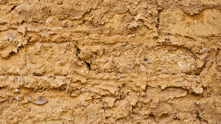 Background clay block  people can built the wall or house.の写真素材