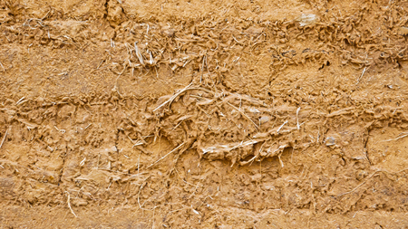 Background clay block  people can built the wall or house.の写真素材