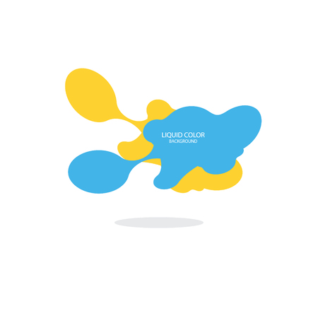 Modern abstract vector banner set. Flat geometric liquid form with various colors. Modern vector template, Template for the design of a logo, flyer or presentation. Abstract geometric shapesのイラスト素材