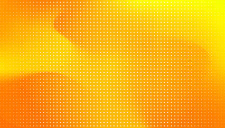 Juicy Orange Waved Gradient Banner. Fresh Warm Sunny Colors Dynamic Liquid Abstract Background. Gold Mesh Wallpapers Original Vector Illustration. Summer Orange Juice Flow Template for Your Designのイラスト素材
