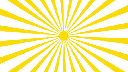 Sunshine icon with white background. Icon design.の写真素材