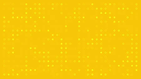 White circles on yellow background.の写真素材